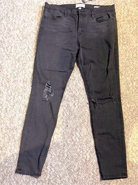 Frame denim Le high skinny pants black size 32